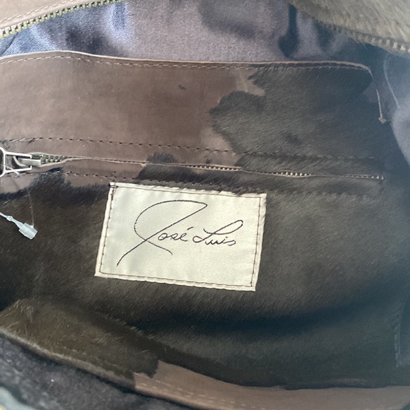 Jose Luis Calf Hair Leather German Silver Bag - Picture 15 of 15